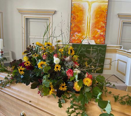 Sargschmuck- Leichtigkeit zum Abschied-Sep