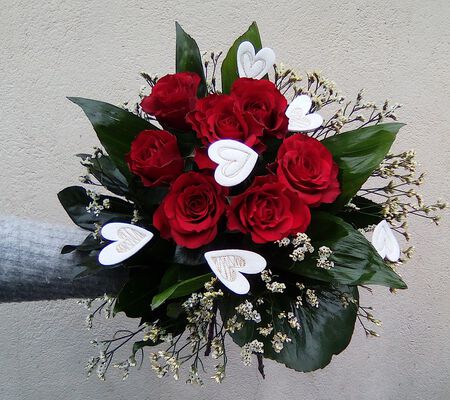 rote Rosen herzig verspielt