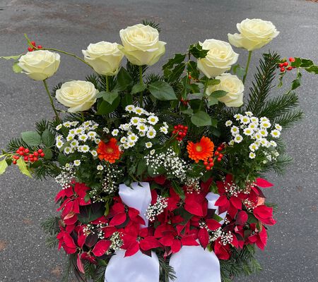 Freundschafts Abschieds Gesteck, Dezember