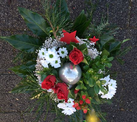 Strauss rot weiss sternig - Dezember