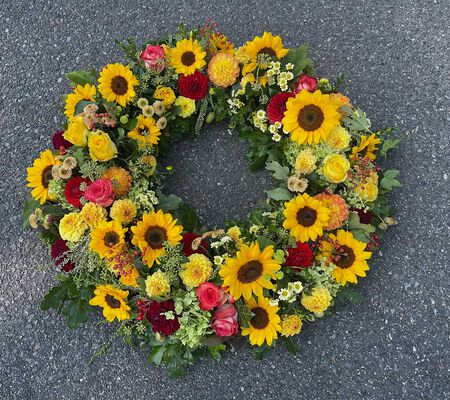 Kranz Spätsommer Abschied im Sep